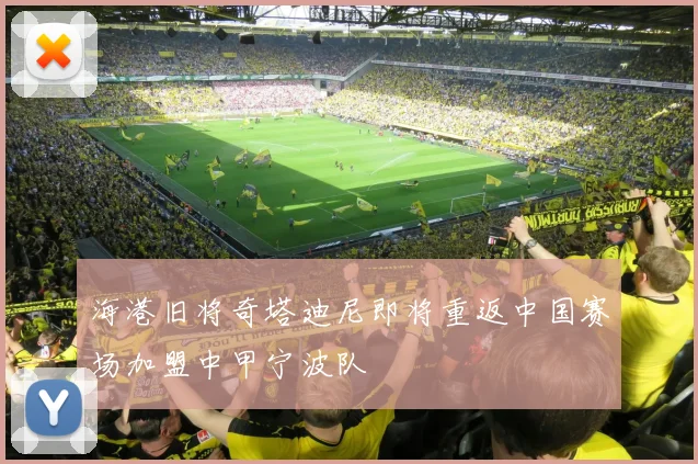 海港旧将奇塔迪尼即将重返中国赛场加盟中甲宁波队